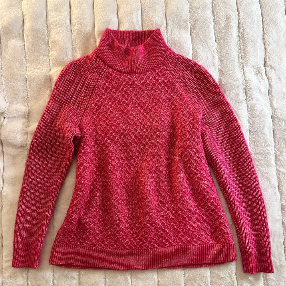 Talbots Pink Turtleneck Sweater